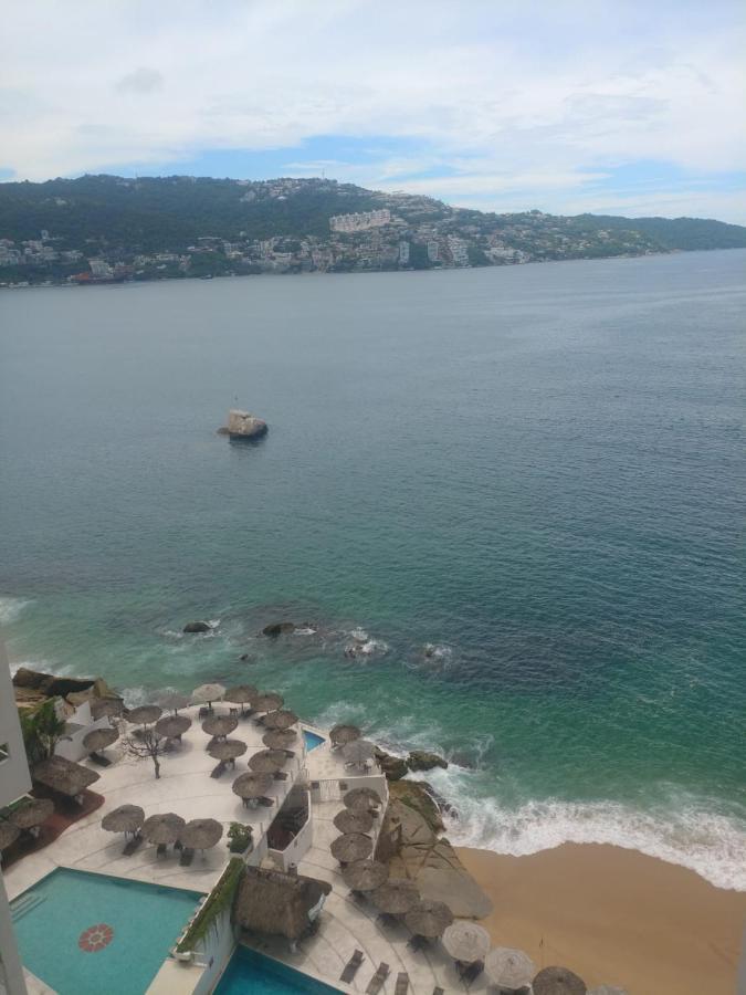 Suite Con Vista Al Mar A Pie De Playa Acapulco Exterior foto