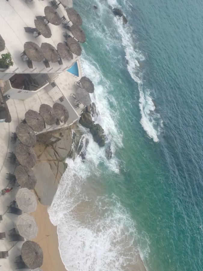 Suite Con Vista Al Mar A Pie De Playa Acapulco Exterior foto
