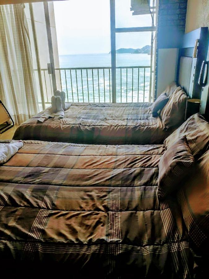 Suite Con Vista Al Mar A Pie De Playa Acapulco Exterior foto